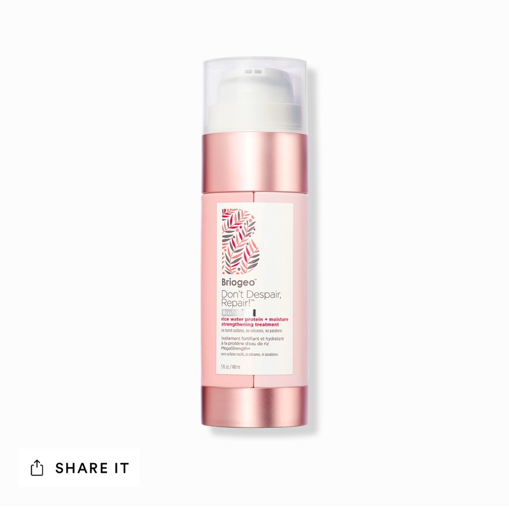 Briogeo Rice Water Protein + Moisture Strengthening Hair Treatment